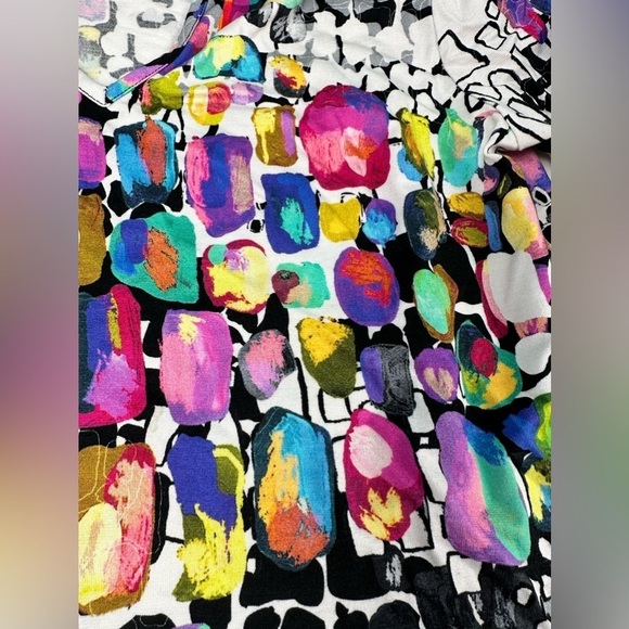 Ladies blouse size XS, multicolor excellent condition - Picture 4 of 10